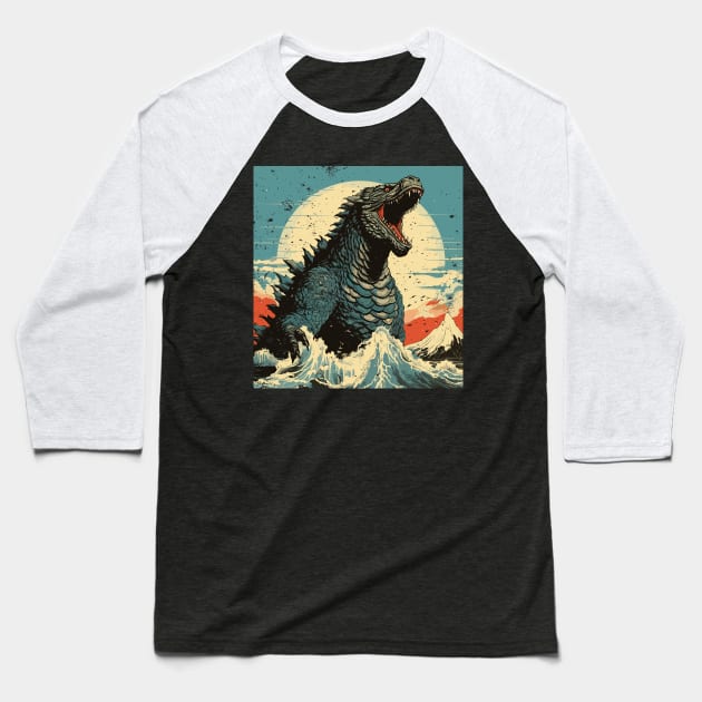 King of the monster Baseball T-Shirt by Yopi